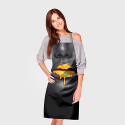 Фартук кулинарный Мода: Губы, цвет: 3D-принт — фото 2