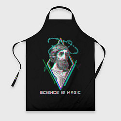 Фартук Magic is science - Пифагор