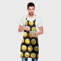 Фартук кулинарный New Emoji, цвет: 3D-принт — фото 2
