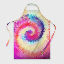 Фартук кулинарный Tie Dye vortex, цвет: 3D-принт