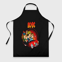 Фартук кулинарный ACDC, цвет: 3D-принт