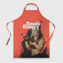 Фартук кулинарный Ronda Rousey, цвет: 3D-принт