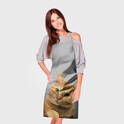 Фартук кулинарный Рыжий котик, цвет: 3D-принт — фото 2