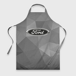 Фартук кулинарный Ford чб, цвет: 3D-принт