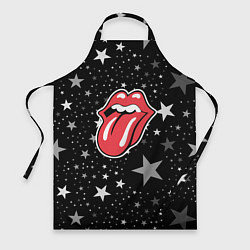 Фартук кулинарный Rolling stones star, цвет: 3D-принт