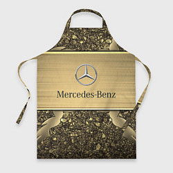 Фартук кулинарный MERCEDES GOLD, цвет: 3D-принт