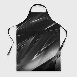 Фартук кулинарный GEOMETRY STRIPES BLACK & WHITE, цвет: 3D-принт