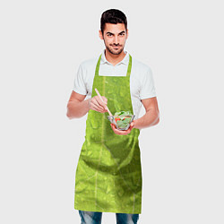 Фартук кулинарный Листок с росой, цвет: 3D-принт — фото 2