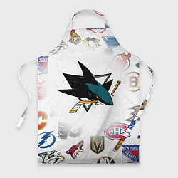 Фартук San Jose Sharks NHL teams pattern