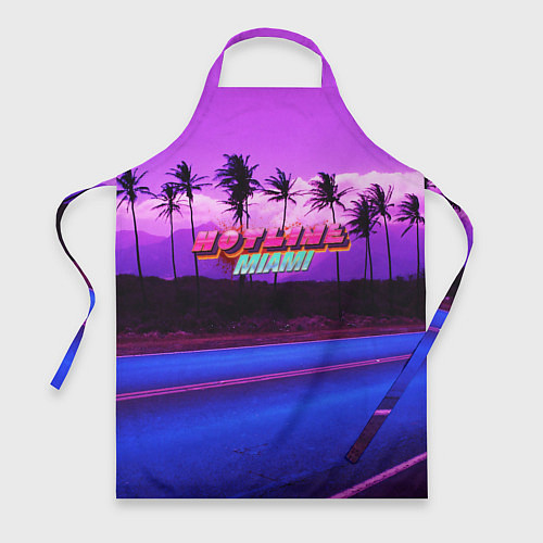 Фартук HOTLINE MIAMI / 3D-принт – фото 1
