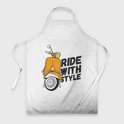 Фартук кулинарный RIDE WITH STYLE Z, цвет: 3D-принт