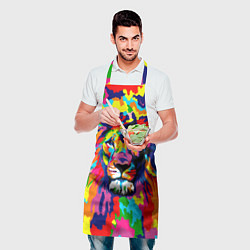 Фартук кулинарный Лев Artistic Art, цвет: 3D-принт — фото 2