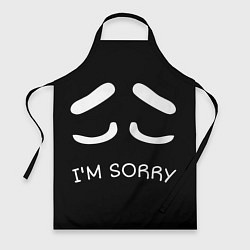 Фартук кулинарный Sorry not sorry, цвет: 3D-принт