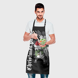 Фартук кулинарный Рождественская панда - даб, цвет: 3D-принт — фото 2