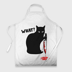 Фартук кулинарный What Cat, цвет: 3D-принт