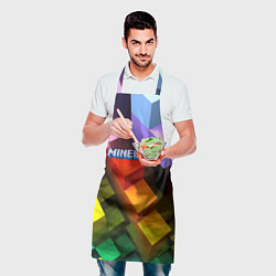 Фартук кулинарный Minecraft - pattern, цвет: 3D-принт — фото 2