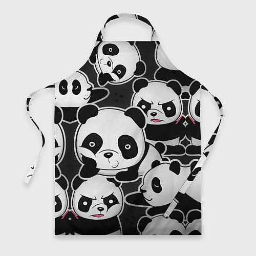 Фартук Смешные панды / 3D-принт – фото 1