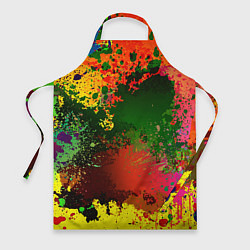 Фартук кулинарный Взрыв красок, цвет: 3D-принт