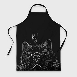 Фартук кулинарный Говорящий кот, цвет: 3D-принт