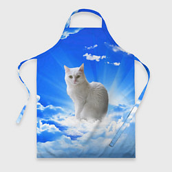 Фартук кулинарный Кот в облаках, цвет: 3D-принт