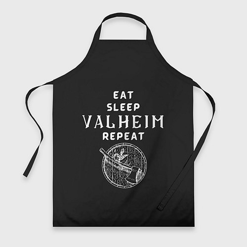 Фартук Eat Sleep Valheim Repeat / 3D-принт – фото 1