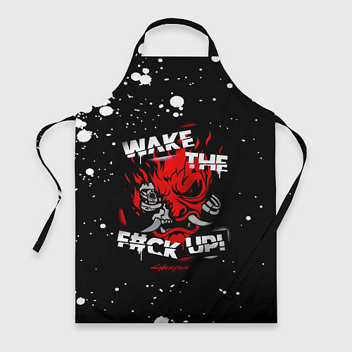 Фартук WAKE THE F CK UP! / 3D-принт – фото 1