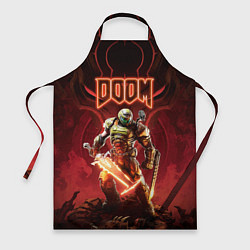Фартук кулинарный Doom Думгай, цвет: 3D-принт