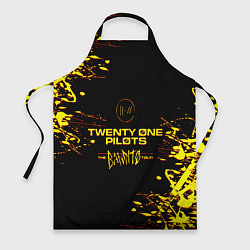 Фартук кулинарный TWENTY ONE PILOTS TOP, цвет: 3D-принт