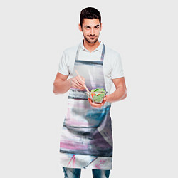Фартук кулинарный Цветные мелки, цвет: 3D-принт — фото 2