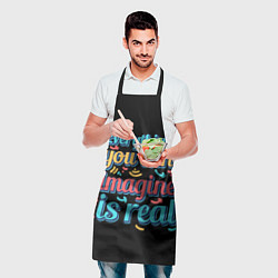 Фартук кулинарный Реальность зависит от тебя, цвет: 3D-принт — фото 2