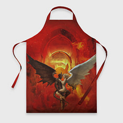 Фартук кулинарный Ангел и демон, цвет: 3D-принт