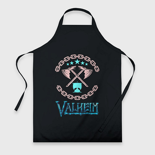 Фартук Valheim лого и цепи / 3D-принт – фото 1