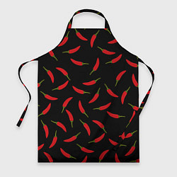 Фартук кулинарный Chili peppers, цвет: 3D-принт