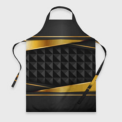 Фартук кулинарный 3D luxury black gold Плиты 3Д, цвет: 3D-принт