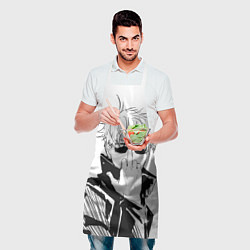 Фартук кулинарный Магическая битва Годжо, цвет: 3D-принт — фото 2