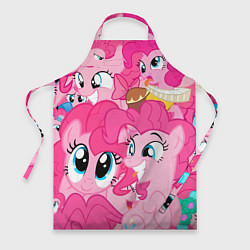 Фартук кулинарный Pinkie Pie pattern, цвет: 3D-принт