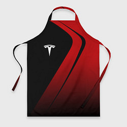 Фартук кулинарный TESLA MOTORS ТЕСЛА, цвет: 3D-принт