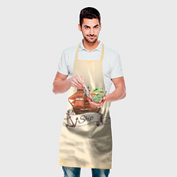 Фартук кулинарный Корабль Ship, цвет: 3D-принт — фото 2