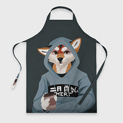 Фартук кулинарный Furry fox, цвет: 3D-принт