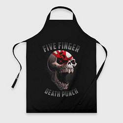 Фартук кулинарный Five Finger Death Punch 5FDP, цвет: 3D-принт