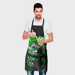 Фартук кулинарный Сектор Газа кислотно зеленый, цвет: 3D-принт — фото 2