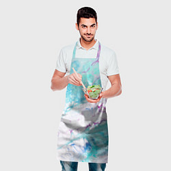Фартук кулинарный Цветная морская пена, цвет: 3D-принт — фото 2
