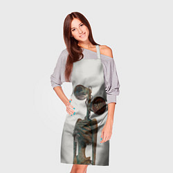 Фартук кулинарный СИРЕНОГОЛОВЫЙ ХОРРОР, цвет: 3D-принт — фото 2