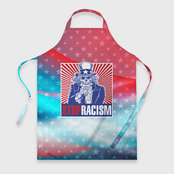 Фартук кулинарный Стоп расизм!, цвет: 3D-принт