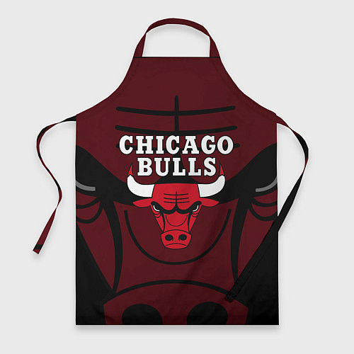Фартук CHICAGO BULLS ЧИКАГО БУЛЛС НА ФОНЕ / 3D-принт – фото 1