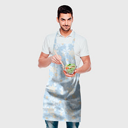 Фартук кулинарный Узоры Снежинки, цвет: 3D-принт — фото 2
