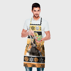 Фартук кулинарный ЗЕНИЦУ АГАЦУМА НОВЫЙ ГОД, цвет: 3D-принт — фото 2