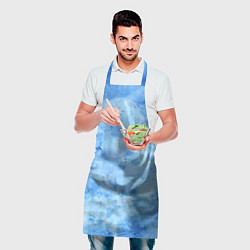 Фартук кулинарный Красочная синева, цвет: 3D-принт — фото 2