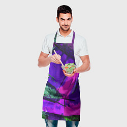 Фартук кулинарный Фиолетово!, цвет: 3D-принт — фото 2