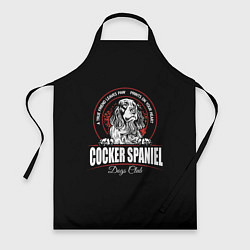 Фартук кулинарный Кокер-Спаниель Cocker Spaniel, цвет: 3D-принт